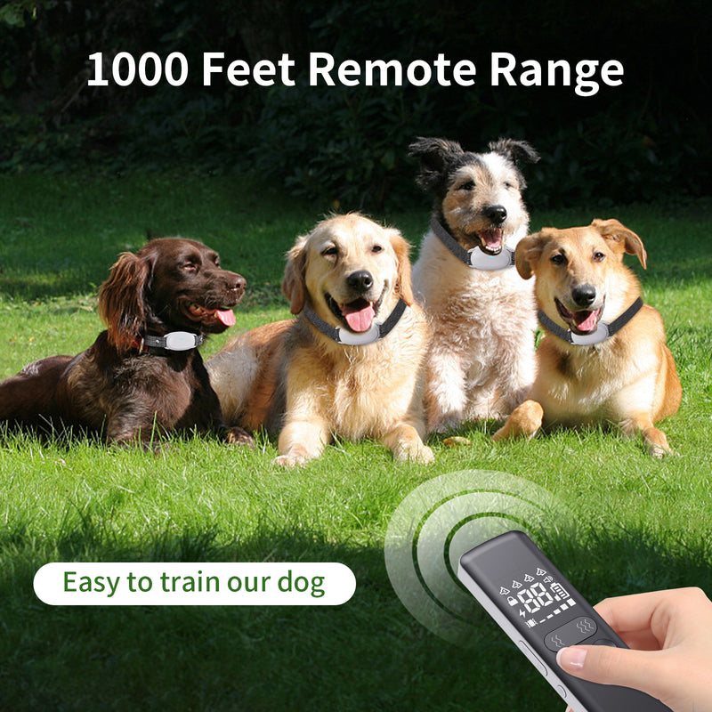 Rechargeable Electronic Pet Dog Training Collar 3 Training Modes Remote  Dog Training Collar（E1）